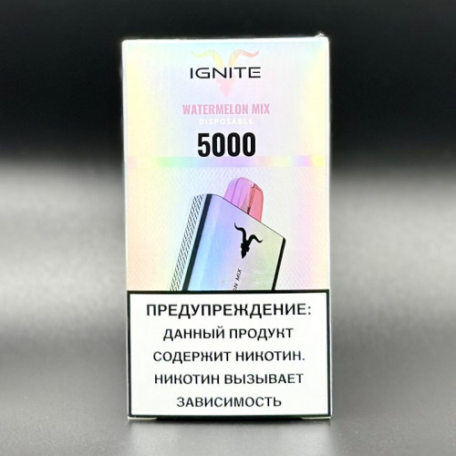 Электронная сигарета IGNITE (5000) V50 Watermelon Mix